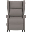 vidaXL tópszínű szövet felállást segítő fotel