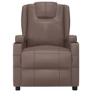 vidaXL barna műbőr felállást segítő fotel