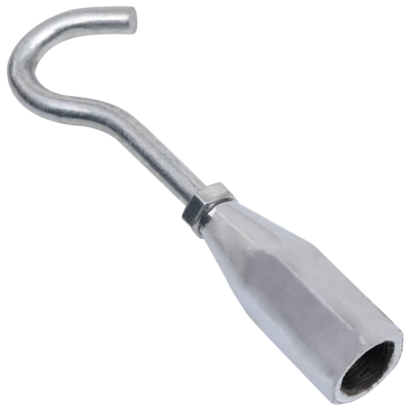 vidaXL szénacél csúszókalapács kampóval 65 cm