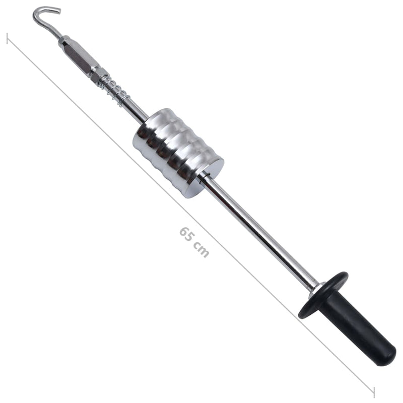 vidaXL szénacél csúszókalapács kampóval 65 cm