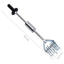vidaXL többkörmös szénacél csúszókalapács 65 cm