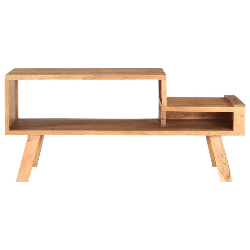 vidaXL tömör akácfa dohányzóasztal 100 x 50 x 45 cm