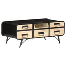 vidaXL tömör mangófa dohányzóasztal 100 x 50 x 40 cm