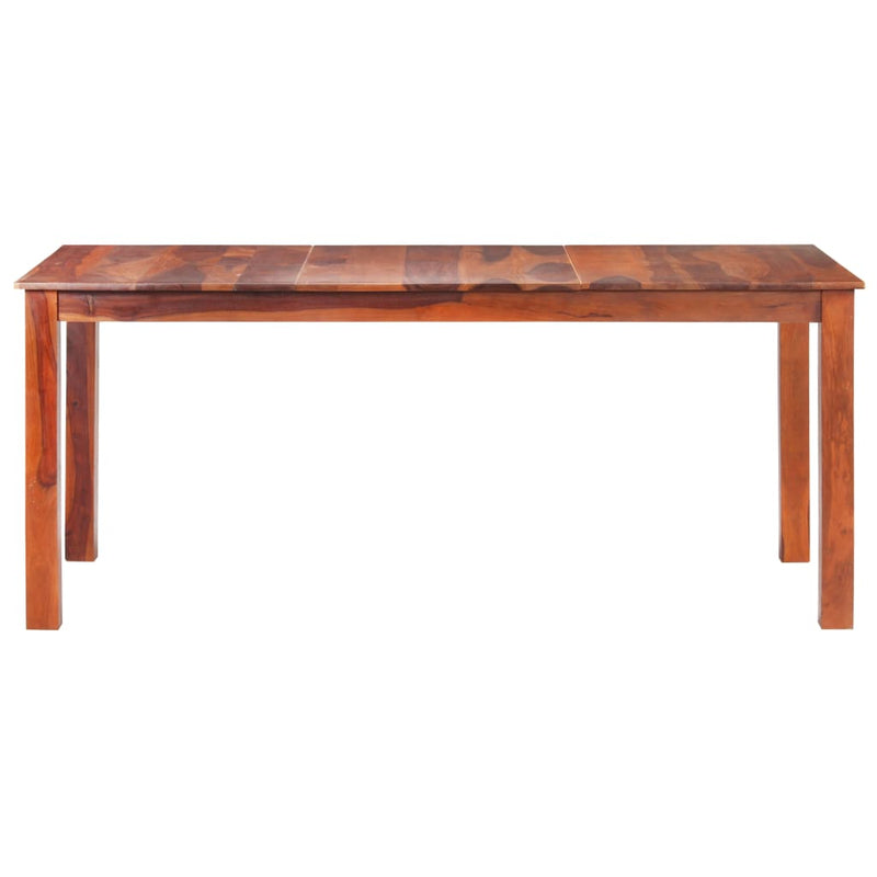 vidaXL tömör rózsafa étkezőasztal 180 x 90 x 76 cm