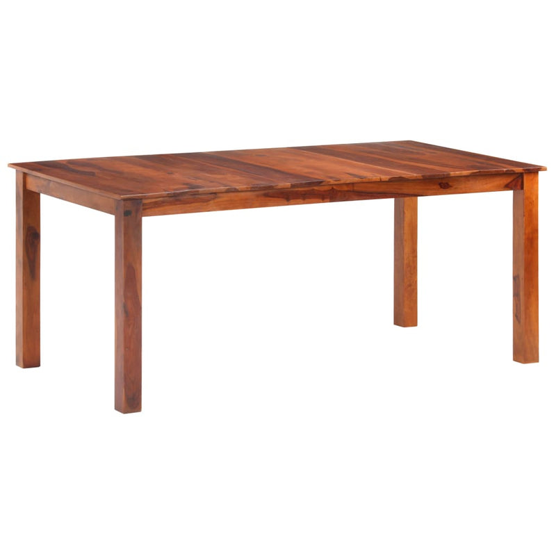 vidaXL tömör rózsafa étkezőasztal 180 x 90 x 76 cm