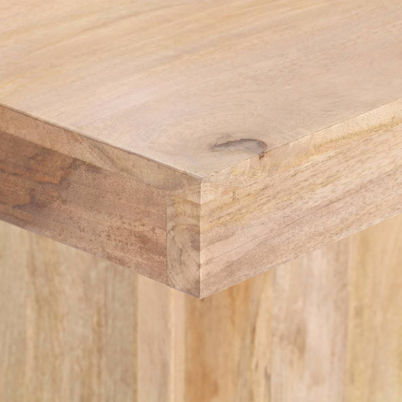 vidaXL tömör mangófa étkezőasztal 120 x 120 x 77 cm