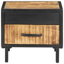 vidaXL nyers mangófa éjjeliszekrény 40 x 40 x 35 cm