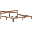 vidaXL tömör fa ágykeret matrac nélkül 200 x 200 cm