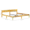 vidaXL tömör újrahasznosított fa ágykeret 200 x 200 cm