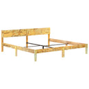 vidaXL tömör újrahasznosított fa ágykeret 200 x 200 cm