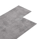 vidaXL Öntapadós padló deszka 32 pcs Barna Cement 4,46 m² PVC