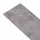 vidaXL Öntapadós padló deszka 32 pcs Barna Cement 4,46 m² PVC