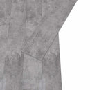 vidaXL Öntapadós padló deszka 32 pcs Barna Cement 4,46 m² PVC