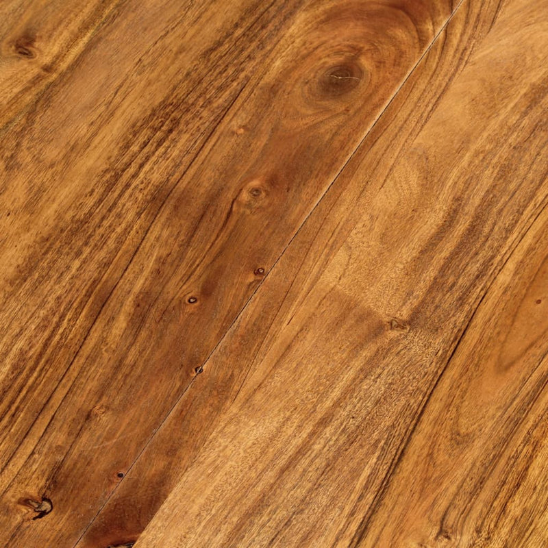 vidaXL tömör akácfa dohányzóasztal 65 x 65 x 32 cm