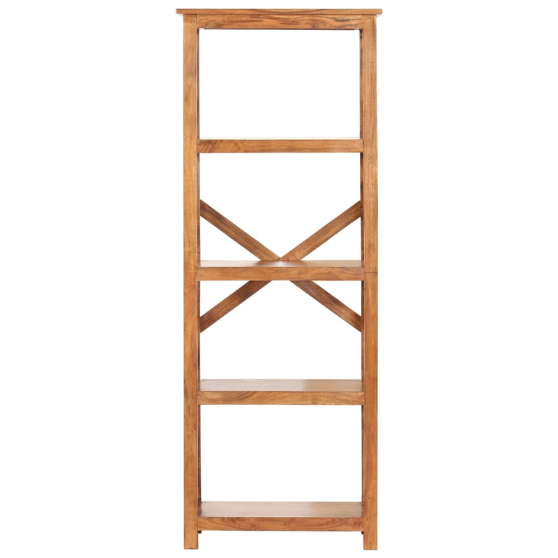 vidaXL tömör akácfa könyvszekrény mézszínű felülettel 60 x 30 x 160 cm