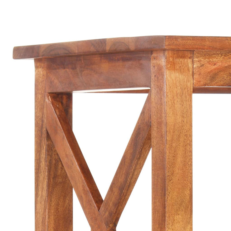 vidaXL tömör akácfa könyvszekrény mézszínű felülettel 60 x 30 x 160 cm