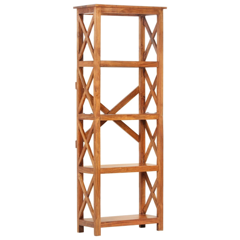 vidaXL tömör akácfa könyvszekrény mézszínű felülettel 60 x 30 x 160 cm