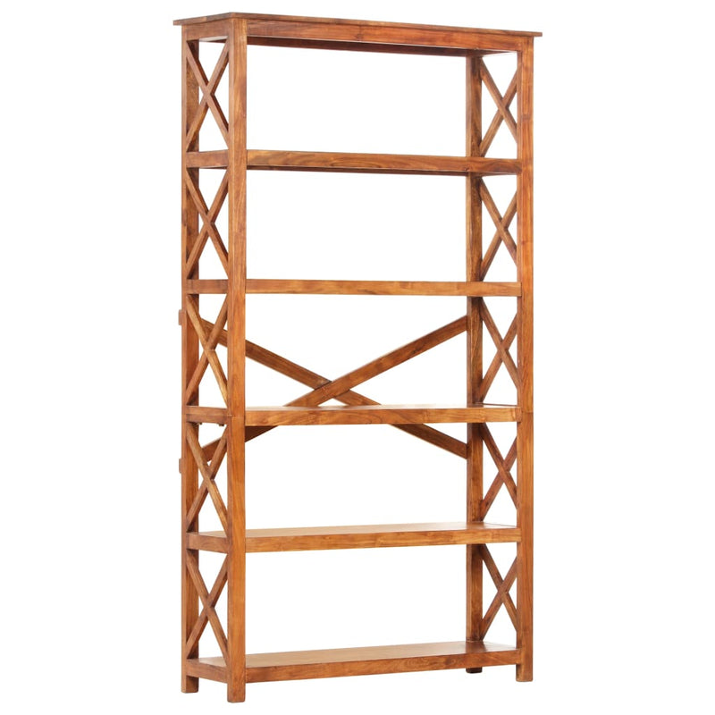 vidaXL tömör akácfa könyvszekrény mézszínű felülettel 100x30x180 cm