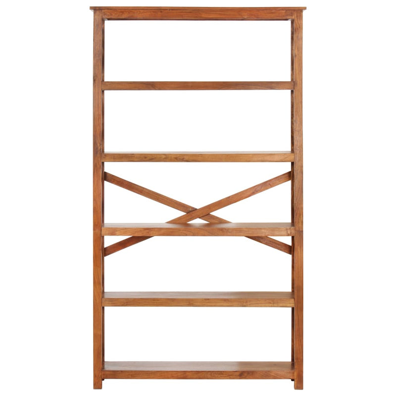 vidaXL tömör akácfa könyvszekrény mézszínű felülettel 100x30x180 cm