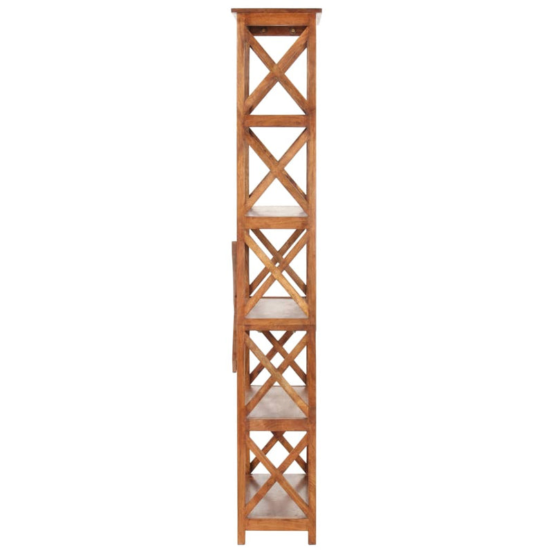 vidaXL tömör akácfa könyvszekrény mézszínű felülettel 100x30x180 cm