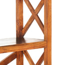 vidaXL tömör akácfa könyvszekrény mézszínű felülettel 100x30x180 cm