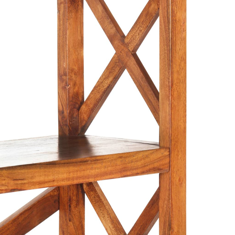 vidaXL tömör akácfa könyvszekrény mézszínű felülettel 100x30x180 cm