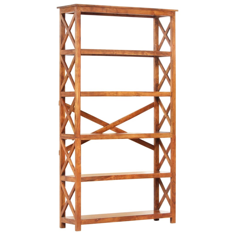 vidaXL tömör akácfa könyvszekrény mézszínű felülettel 100x30x180 cm