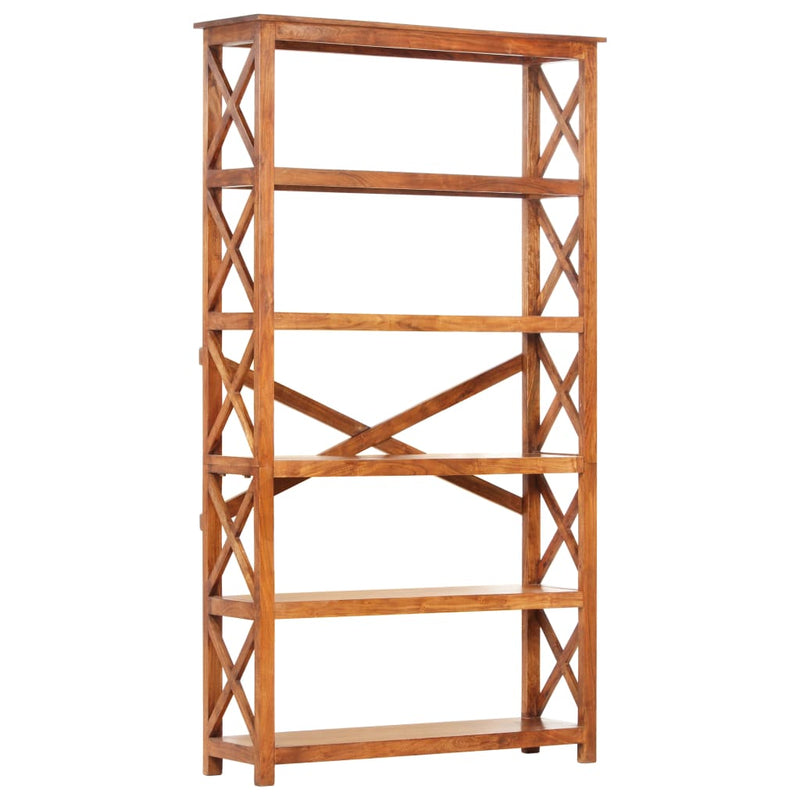 vidaXL tömör akácfa könyvszekrény mézszínű felülettel 100x30x180 cm