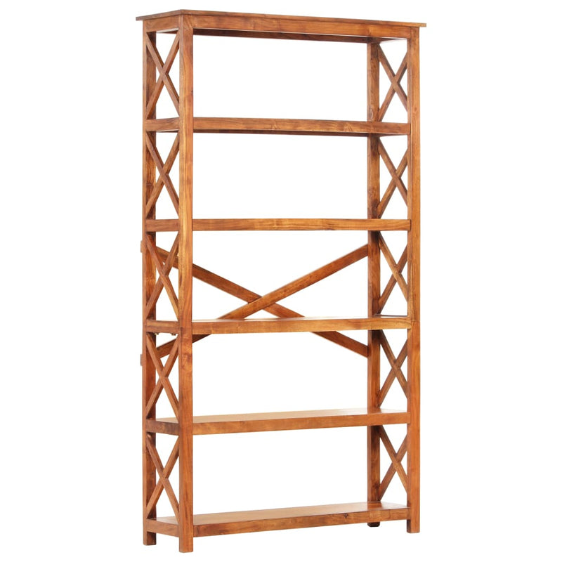 vidaXL tömör akácfa könyvszekrény mézszínű felülettel 100x30x180 cm