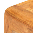 vidaXL tömör akácfa konzolasztal mézszínű felülettel 110 x 40 x 76 cm