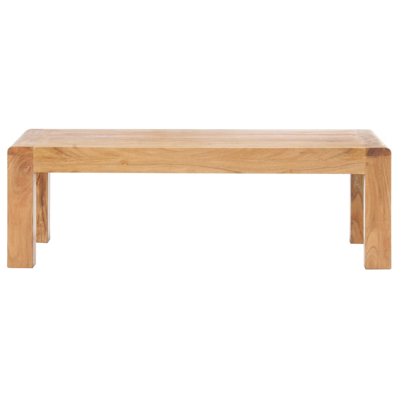 vidaXL tömör akácfa dohányzóasztal mézszínű felülettel 110x60x35 cm