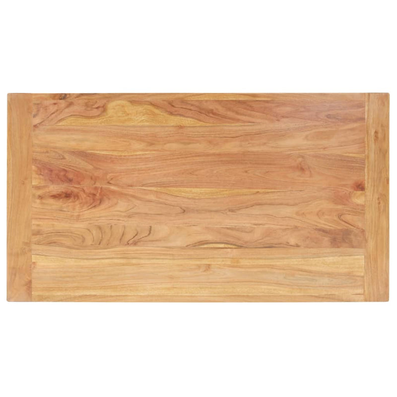 vidaXL tömör akácfa dohányzóasztal mézszínű felülettel 110x60x35 cm