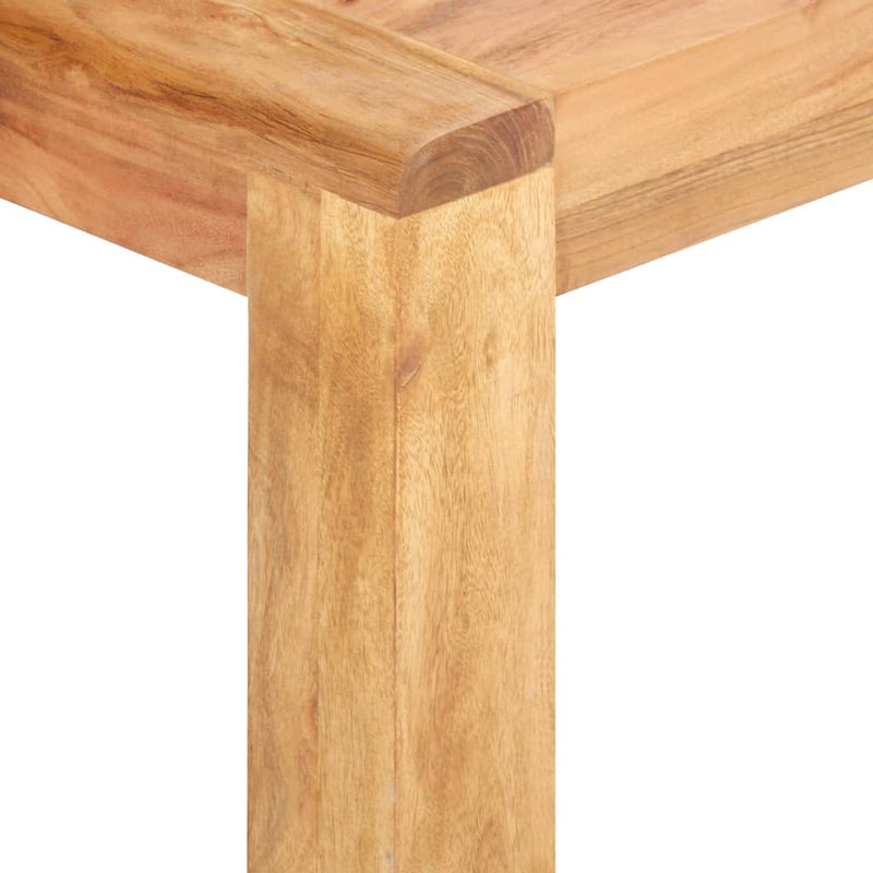 vidaXL tömör akácfa dohányzóasztal mézszínű felülettel 110x60x35 cm