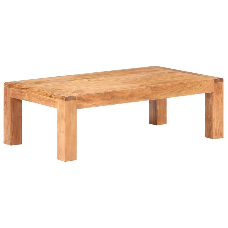 vidaXL tömör akácfa dohányzóasztal mézszínű felülettel 110x60x35 cm