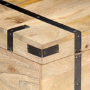 vidaXL tömör mangófa láda 90 x 40 x 40 cm