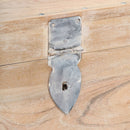 vidaXL tömör akácfa láda 40 x 40 x 40 cm