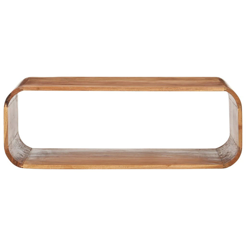 vidaXL tömör akácfa dohányzóasztal 90 x 50 x 30 cm