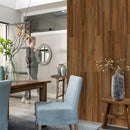 WallArt nyeregbarna természetes tölgyfa hatású lap