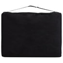 vidaXL háromzónás lila összecsukható fa masszázsasztal