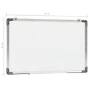 vidaXL szárazon letörölhető fehér acél mágnestábla 50 x 35 cm