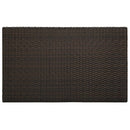 vidaXL barna polyrattan kerti bárasztal 100 x 60,5 x 110,5 cm