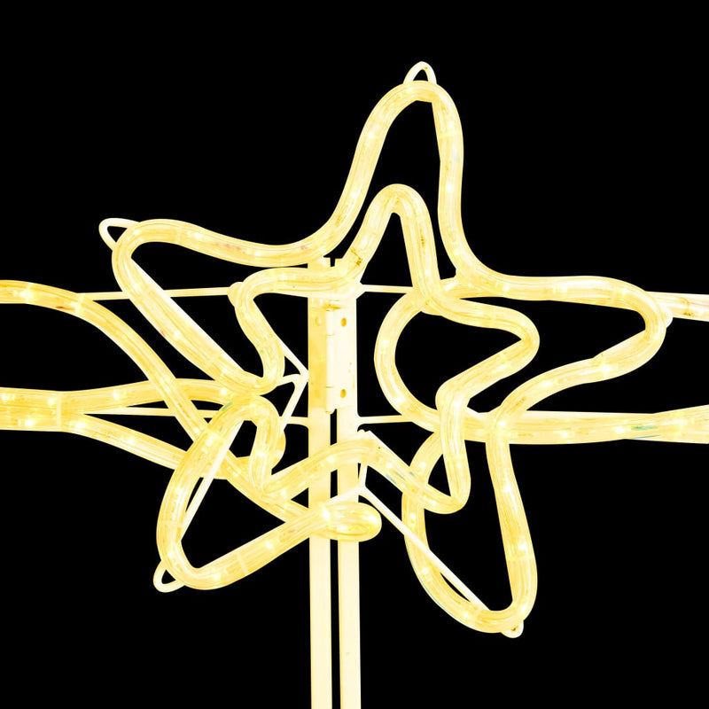 vidaXL Betlehem karácsonyi dekoráció 240 LED-del 116 x 41 x 87 cm