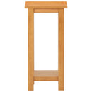 vidaXL tömör tölgyfa kisasztal 27 x 24 x 55 cm