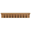 vidaXL tömör tölgyfa fogas 90 x 16 x 16 cm