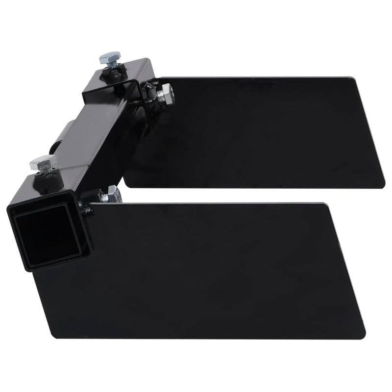 vidaXL fekete hóeke-csatlakozó fűnyíróhoz