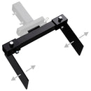 vidaXL fekete hóeke-csatlakozó fűnyíróhoz