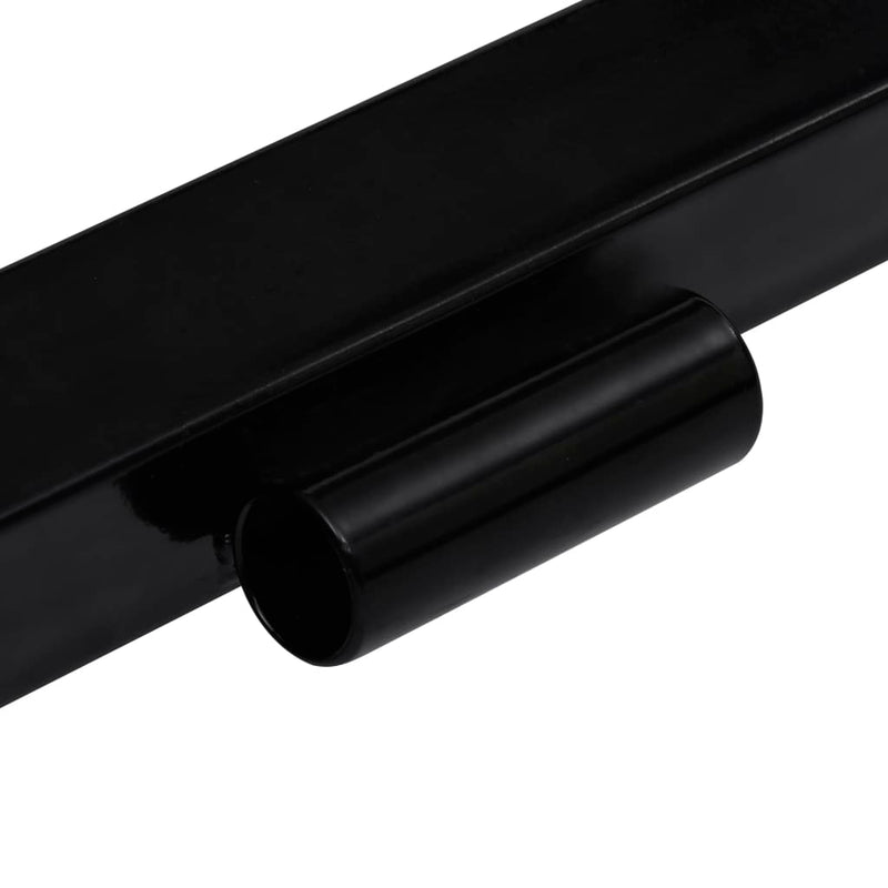 vidaXL fekete hóeke-csatlakozó fűnyíróhoz