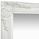 vidaXL fehér barokk stílusú fali tükör 40 x 40 cm