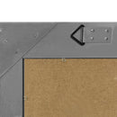 vidaXL fekete barokk stílusú fali tükör 50 x 50 cm