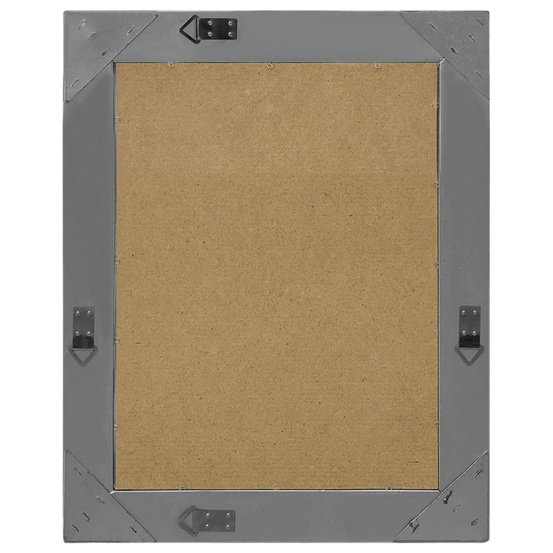 vidaXL fekete barokk stílusú fali tükör 50 x 60 cm
